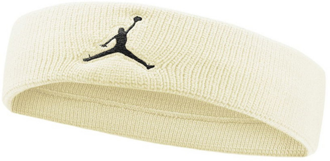 NIKE 耐吉 JORDAN 喬丹 DRI-FIT 頭帶, 白色, 1個
