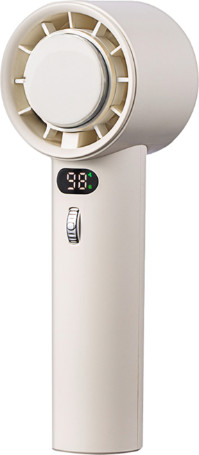CYKE 637 USB製冷數顯手持風扇, WX-637, 白色