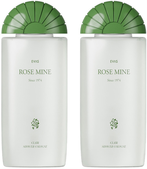 EVAS Rosemine 沐浴古龍水 克萊爾, 185ml, 2個