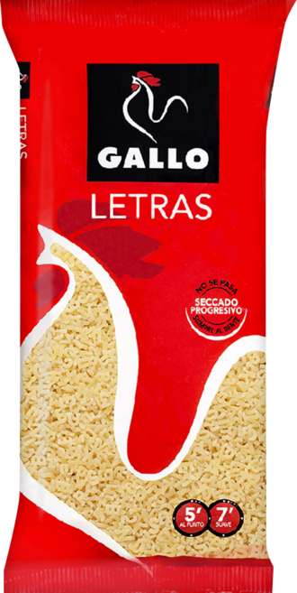 西班牙 GALLO 公雞牌 字母造型麵LETRAS, 250g, 1包