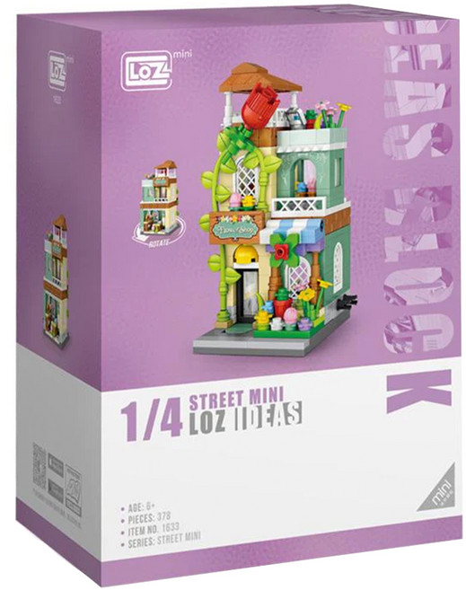 LoZ 積木 3歲以上, 花店, 1盒