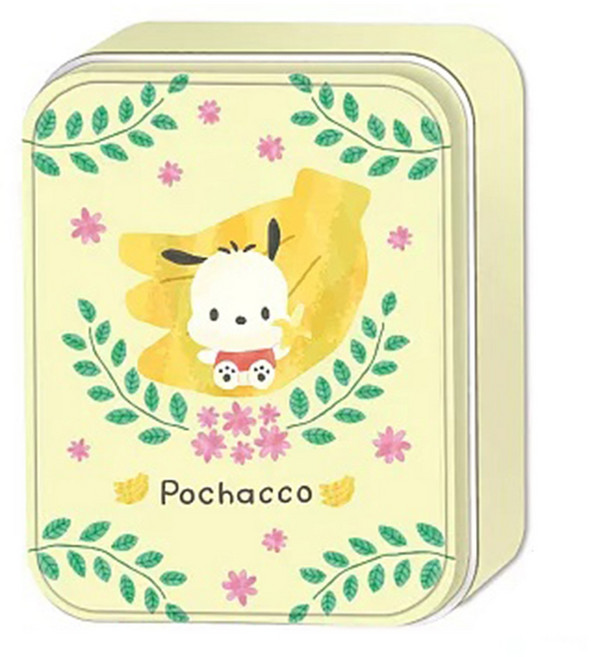 HUNDRED PICTURES 百耘圖 Pochacco 帕恰狗 水果系列 鐵盒拼圖 120 x 180mm 3歲以上 2個, 36片, 香蕉, 1組