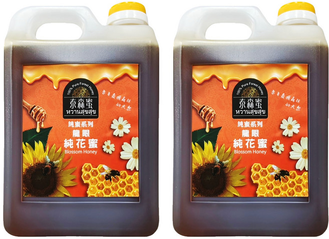 Thai Forest Honey 泰森蜜 純花蜜, 1.8kg, 2桶