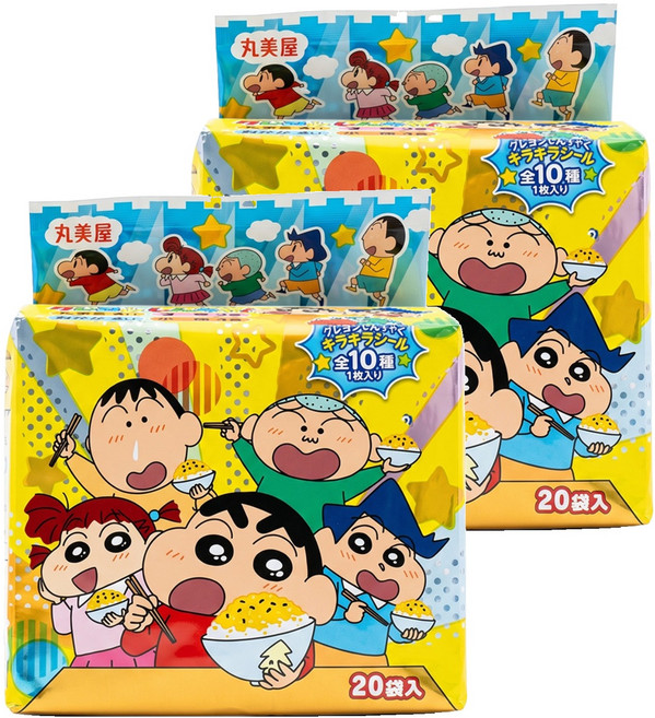 丸美屋 蠟筆小新飯友 20入 附貼紙, 50g, 2袋
