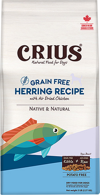 CRIUS 克瑞斯 天然糧無榖犬糧, 白鮭魚, 5lb, 1包