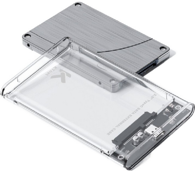 KTnet 廣鐸 TYPEC 2.5吋SATA硬碟外接盒 125 x 80 x 11mm, EC4, 1個