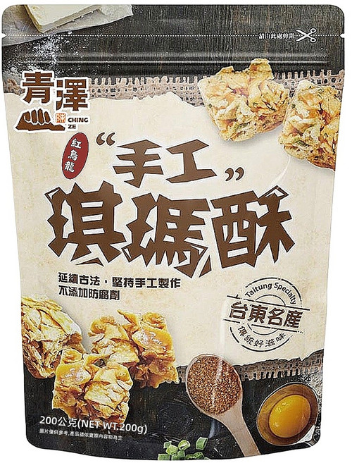 青澤 琪瑪酥 紅烏龍口味, 200g, 1包