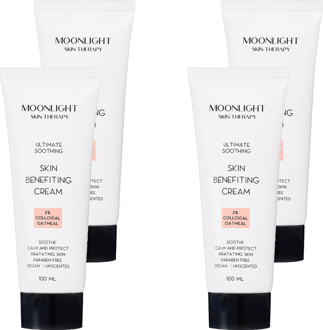 MOONLIGHT 莯光 草本燕麥精華益膚霜, 100ml, 4條