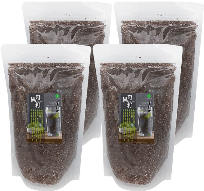 SUPER FOOD 天然奇異籽, 4包, 500g