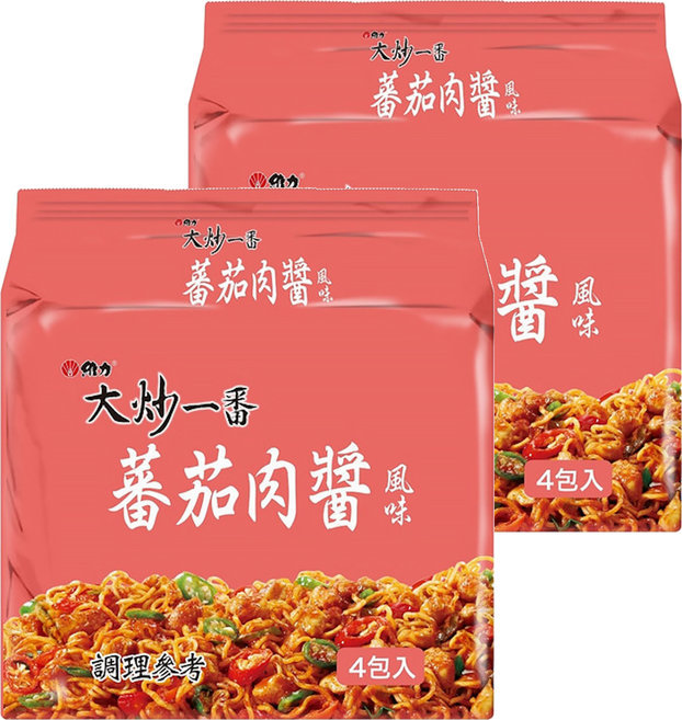 維力 大炒一番 蕃茄肉醬風味 85g, 8包