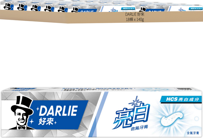 DARLIE 好來 亮白牙膏, 140g, 18條