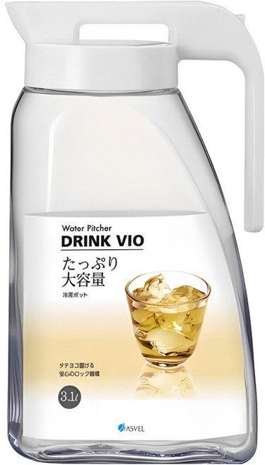 ASVEL 冷水壺 DRINK VIO, 1個