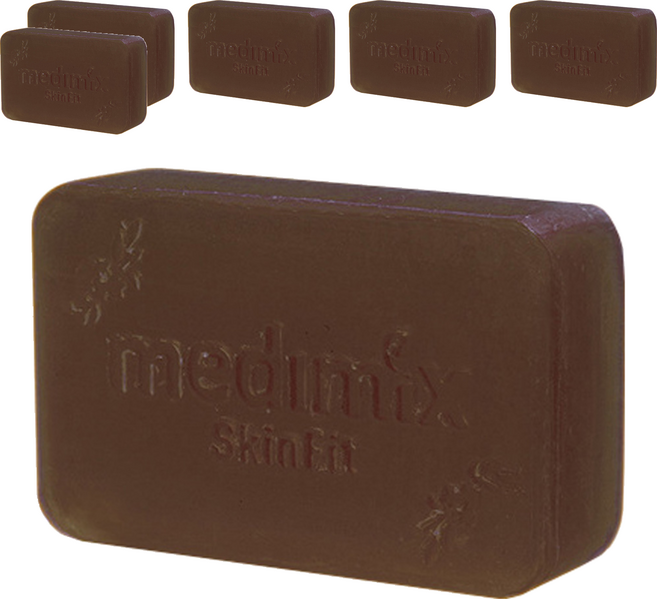 medimix 台灣公司貨 綠寶石皇室藥草浴美肌皂 岩蘭草, 125g, 6個
