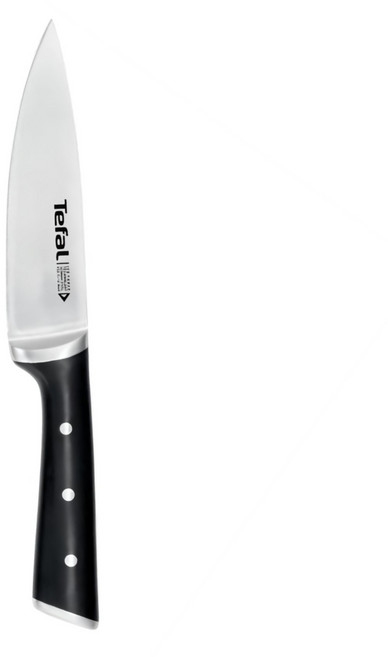 Tefal 特福 冰鑄不鏽鋼系列 主廚刀, 黑色 + 銀色, 1個