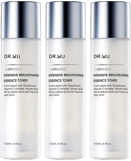 DR.WU 達爾膚 台灣公司貨 超微C美白精華化妝水, 150ml, 3個