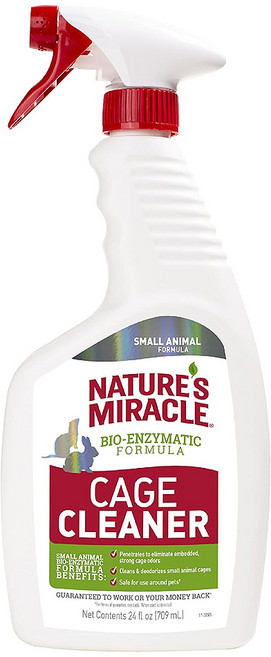 NATURE'S MIRACLE 自然奇蹟 小動物 活氧酵素去漬除臭噴劑, 709ml, 1瓶