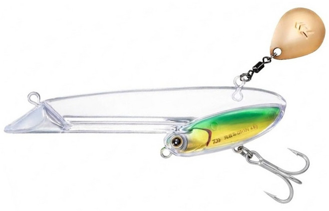 DAIWA 大和 路亞 MARUNOMI SPIN 假餌, Green Gold, 48g, 1個