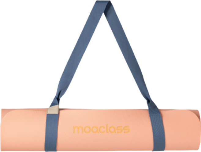 moaclass TPE雙面瑜伽墊, 天空珊瑚, 1個