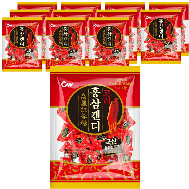 CW 高麗紅參糖, 300g, 12包