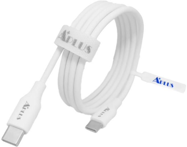 APLUS Type-C-Type-C 快充傳輸線 60W, 1m, 白色, 1條
