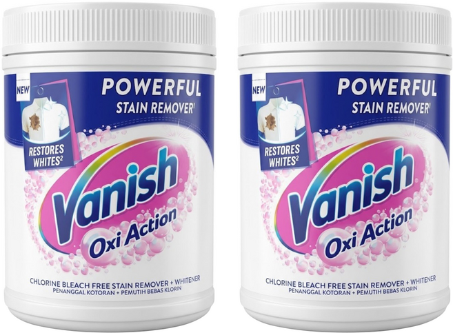 Vanish 漬無蹤 超強萬用潔白去漬霸, 900g, 2罐
