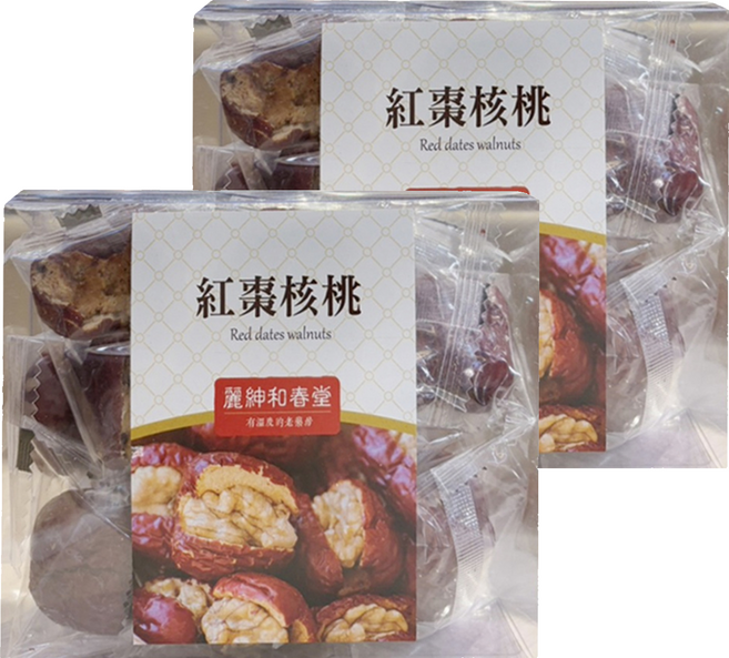 麗紳和春堂 紅棗核桃, 2個, 150g