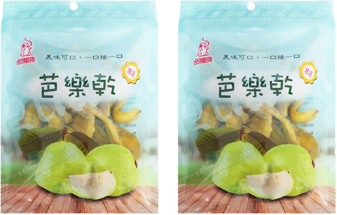 品味食族 精選芭樂乾 梅粉, 200g, 2包
