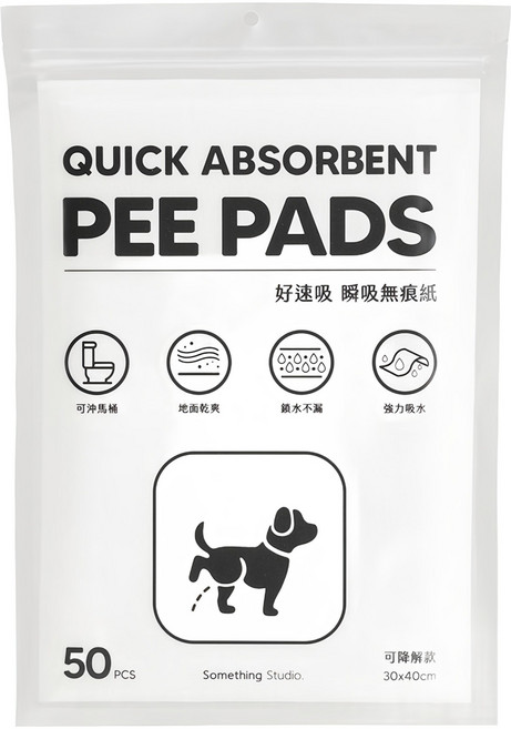 PETWOOF 陪我寵物 好速吸 瞬吸無痕紙, 1包, 50張