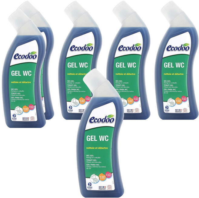 ecodoo 優瓷馬桶衛浴環保清潔劑, 750ml, 6瓶