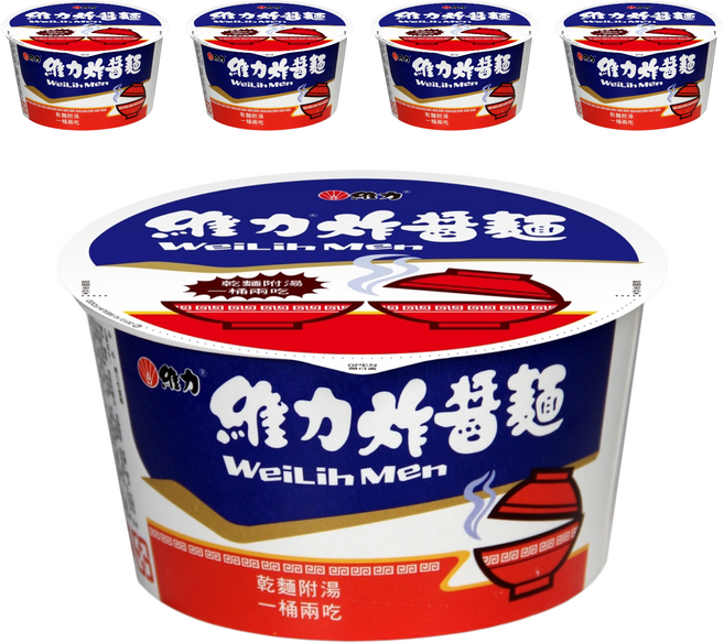 維力 炸醬麵 90g, 5入