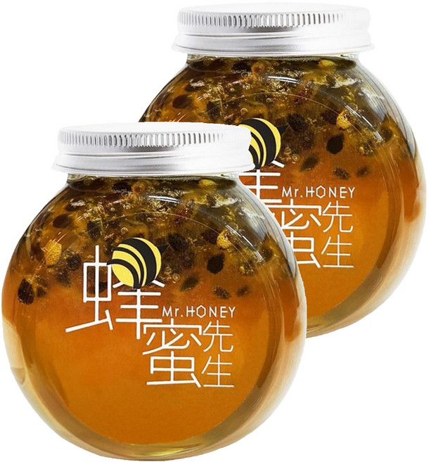 Mr.HONEY 蜂蜜先生 蜂蜜漬百香果, 240g, 2罐
