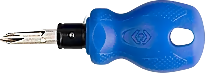 KING TONY 金統立 專業級工具 大頭兩用起子十字 + 一字 KT24110214 38mm 藍色, 1支