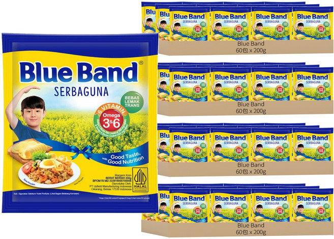 Blue Band 脂肪抹醬 A221, 200g, 240包