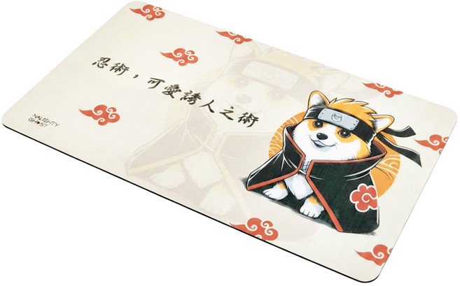 NAUGHTY GHOST 頑皮鬼 多功能清潔布鼠墊 可擦拭螢幕/鏡頭/夾入筆電, 可愛之術, 1個