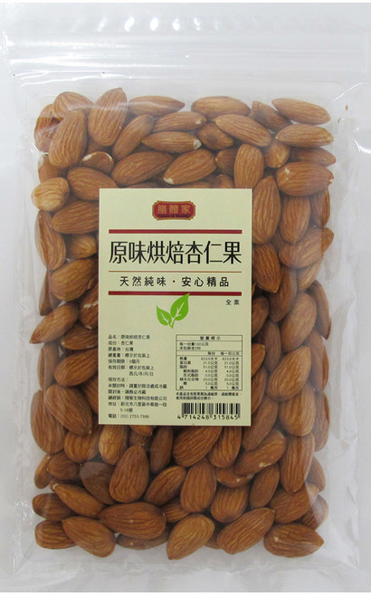 膳體家 原味烘焙杏仁果, 200g, 1包