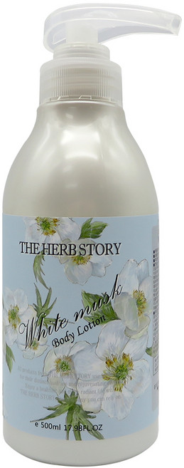 THE HERB STORY 白麝香身體乳, 500ml, 1個
