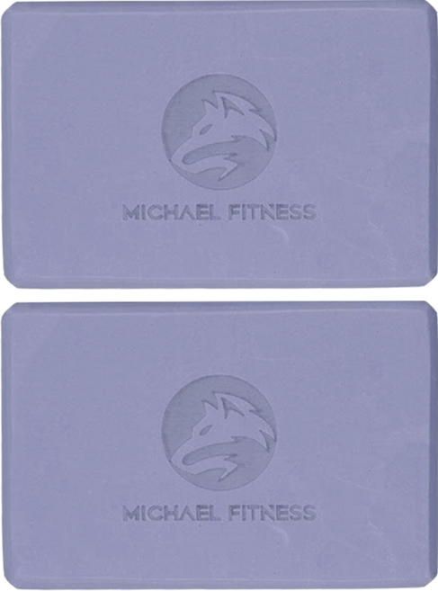 MICHAEL FITNESS 麥克健身 45D瑜珈磚, 霧霾藍, 2個