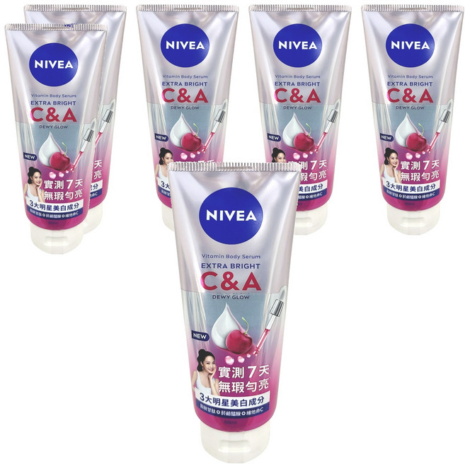 NIVEA 妮維雅 超能果萃均勻亮白精華凝乳, 6件, 300ml