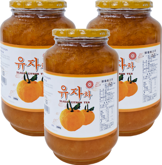 TROjAN 傳佳 蜂蜜柚子茶, 2kg, 3罐