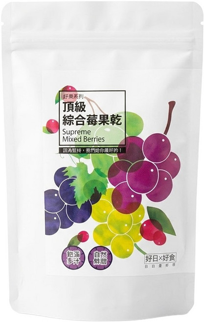 好日好食 好果系列 頂級綜合莓果乾, 120g, 1包