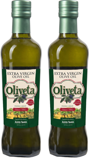 Oliveta 歐薇塔 特級初榨冷壓橄欖油, 2瓶, 1L