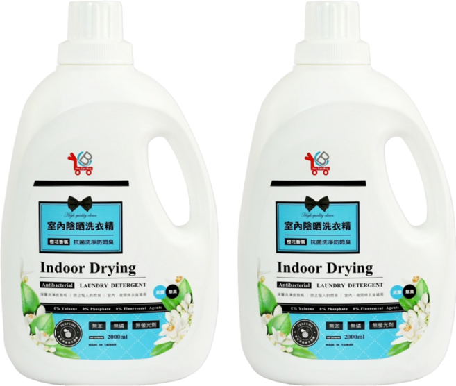 You Can Buy 室內陰曬洗衣精 橙花香氛, 2L, 2瓶