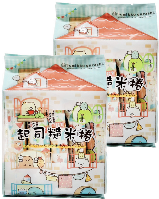 Sumikkogurashi 角落生物 起司糙米捲140g, 140g, 2入