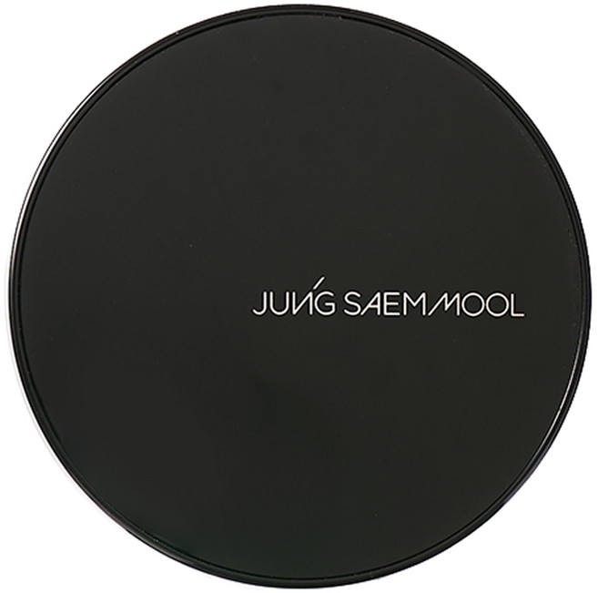 JUNG SAEM MOOL 鄭瑄茉 Essential 親膚裸色長效氣墊粉餅 14g + 補充蕊 14g 套組, 1套, Nlight