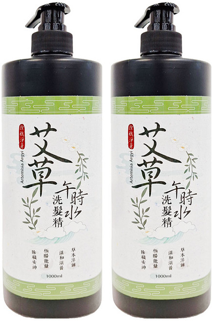 艾草午時水 洗髮精, 1L, 2瓶