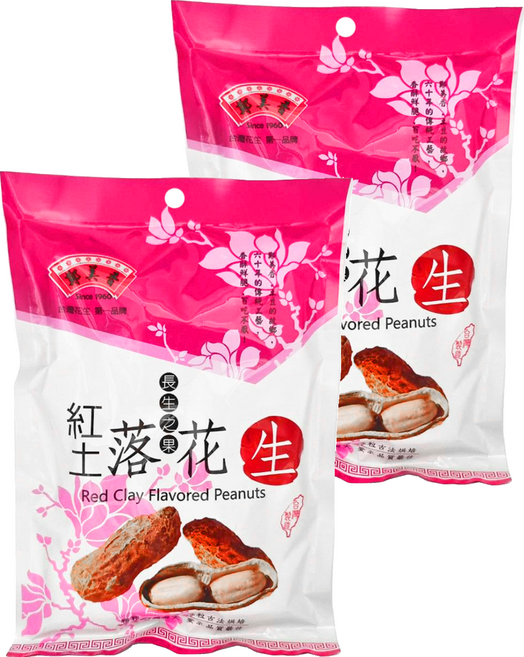 Nut King 鄭美香 紅土落花生, 2包, 240g