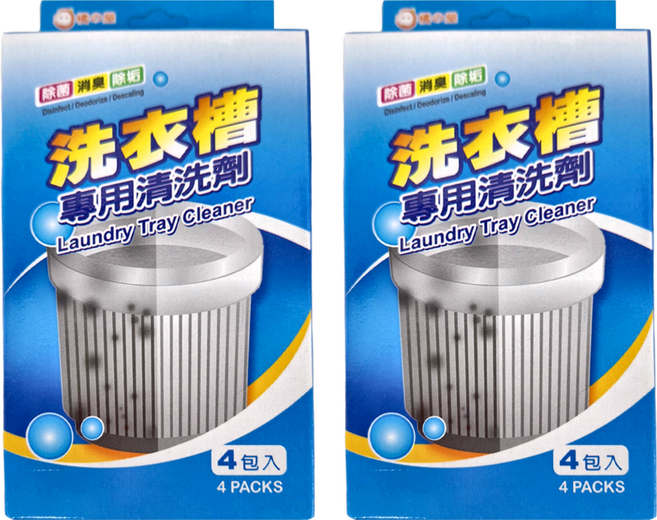MIKA HOUSE 橘之屋 洗衣槽專用清洗劑 4個, 40g, 2盒