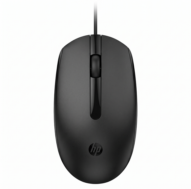 hp 惠普 M10 Wired USB 光學 滑鼠 1200 DPI 防滑滾輪 黑色 辦公、日常