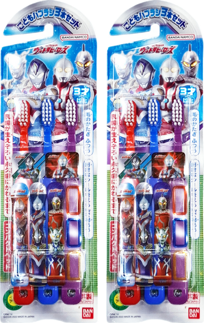BANDAI 牙刷, 超人力霸王 V 多色, 3支, 2組