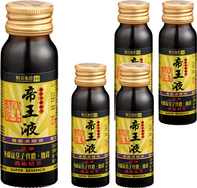 順天本草 帝王液 機能濃縮液, 50ml, 5瓶